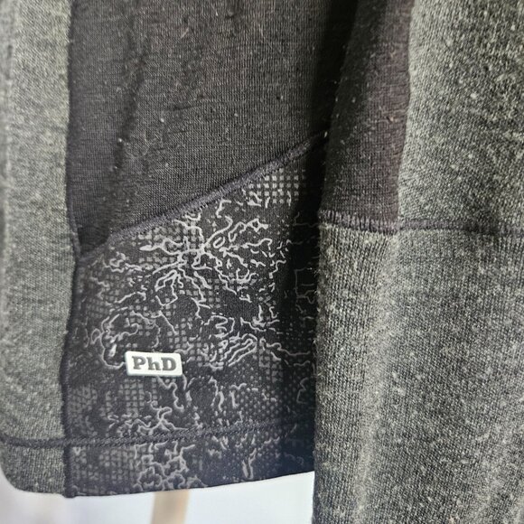 Smartwool PhD 1/4 Zip Pullover Top Merino Wool Blend Light Wind Women's SZ Large - Picture 9 of 14